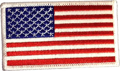 Produktbild von Usa Army Flagge Fahne - Aufnäher, Bügelbild, Aufbügler, Applikationen, Patches, Flicken, Zum Aufbügeln, Größe: 8,2 x 5,0 cm