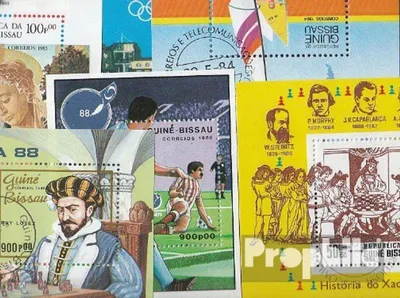 Produktbild von Briefmarken Guinea-Bissau 10 verschiedene Blöcke