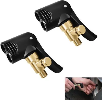Image de Adaptateurs de valve de pneus - Type Schrader vers Presta - Pratiques pour un gonflage rapide - Lot de 2 - Idéaux pour voitures et vélos - Adaptés à divers véhicules.