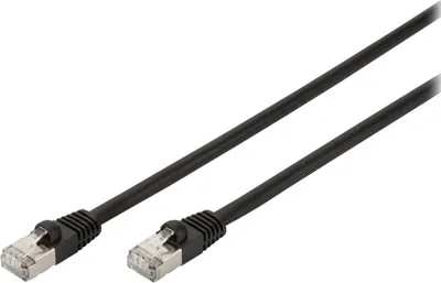 Produktbild von DIGITUS Patchkabel Cat6 S/FTP 2xRJ45 2.0m schwarz Outdoor