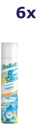 Zdjęcie produktu dla 6 szt. Batiste Dry Shampoo 200 ml Fresh – suchy szampon