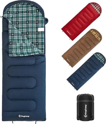 Produktbild von Schlafsack für den Außenbereich, warme Decke, tragbarer, leichter Schlafsack für 3-4 Jahreszeiten, Camping-Schlafsack mit 300g/400g Füllung für Erwachsene