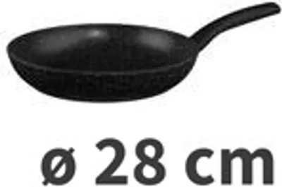 Obrázek produktu pro Hliníková pánve, pánev s mramorovým povrchem,  O 30 cm