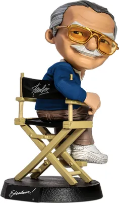 Produktbild von Iron Studios Stan Lee Mini Co. PVC Figur Blue Shirt Version 14 cm IS12769