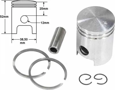 Image de Piston Simson S51 38,50 2 Rouleaux Std
