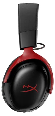Produktbild von HyperX Cloud III IDS-Basismodell – Gaming-Headset (schwarz/rot), Kabellos, Gaming, 20 - 20000 Hz, 340 g, Kopfhörer, Rot