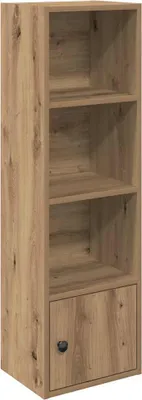 Obrázek produktu pro vidaXL Artisan dubová knihovna 31x24x102 cm materiál na bázi dřeva