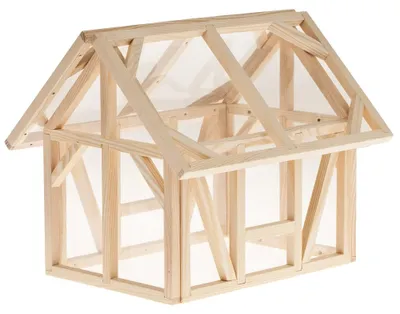 Image de Mini-serre en bois kit 12 J.