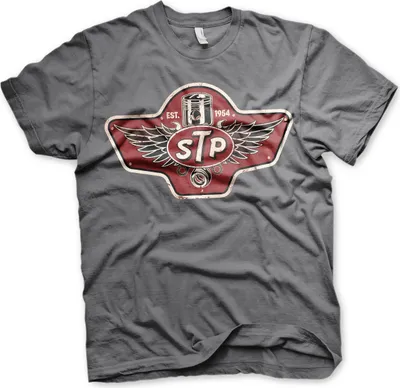 Produktbild von STP Piston Emblem T-Shirt - X-Large - DarkGrey