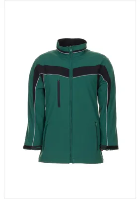 Produktbild von Planam  Plaline Softshelljacke grün/schwarz Gr. 4XL, 2705068