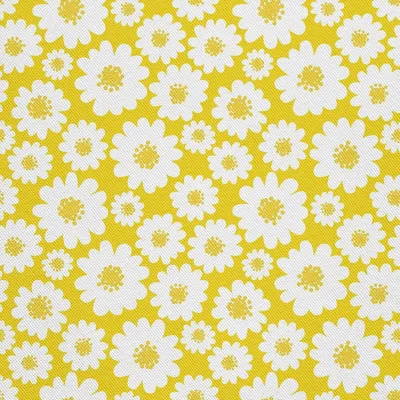 Produktbild von OUTDOOR DEKOSTOFFE OXFORD - Motiv Blumen auf gelbem I DX427