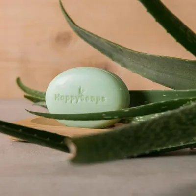 Produktbild von Happysoaps Gezichtsreiniger Aloe Vera (70 gr)