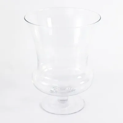 Produktbild von INNA-Glas Pokal Vase - Blumenvase CARA aus Glas, klar, 35cm, Ø 27cm - Glasvase