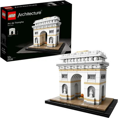 Zdjęcie produktu dla LEGO Architecture Arc de Triomphe, Zestaw do budowania, 12 lat(a), 386 szt., 476 g