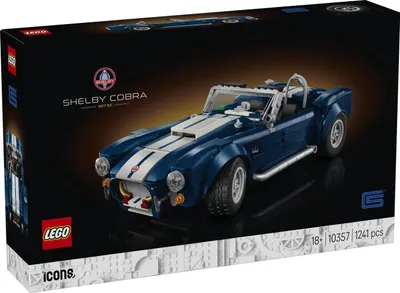 Zdjęcie produktu dla LEGO ICONS Shelby Cobra 427 S/C, Zestaw do budowania, 18 lat(a), Plastik, 1241 szt., 1,57 kg