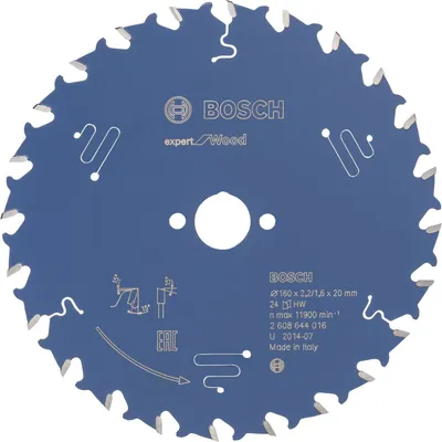 Immagine prodotto di Bosch EXP legno KSB, 160×2,2/1,6×20 mm, Z24