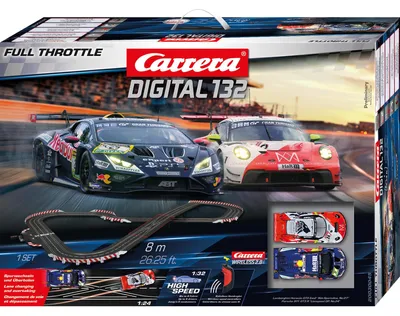 Produktbild von Carrera DIGITAL 132 Full Throttle, Rennbahn