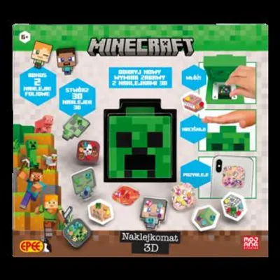 Zdjęcie produktu dla EPEE MINECRAFT STICKER 3D-Kit zum Erstellen von Aufklebern für Kinder