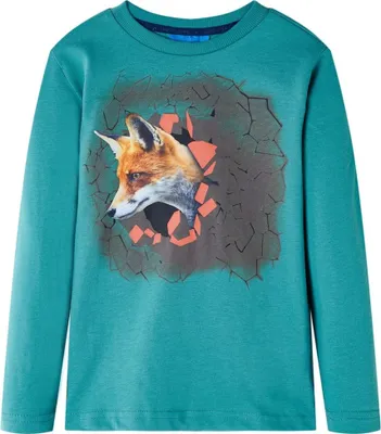 Produktbild von Kinder-Langarmshirt Dunkelblau 116