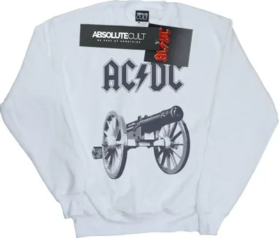 Produktbild von AC/DC - "For Those About To Rock" Sweatshirt für Herren BI4451 (4XL) (Weiß)