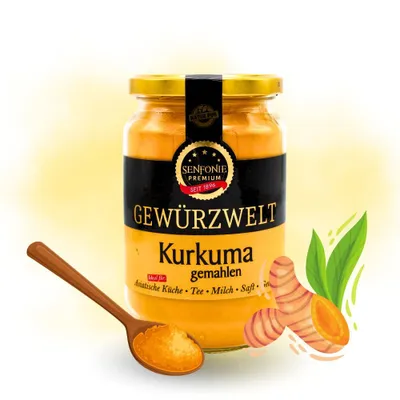 Produktbild von Kurkuma, 400 g Glas