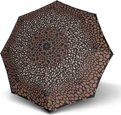 Image de Knirps parapluie de poche parapluie T.200 Medium Duomatic Animal Mocca brun