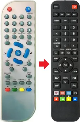 Produktbild von Fernbedienung passend für DVBT DVBT-GENERALMODEL