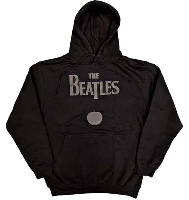 Obrázek produktu pro The Beatles Drop T Logo & Apple (Hi-Build) Black XL Mikina