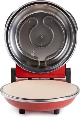 Produktbild von Elektrischer Pizzaofen 1200 W Ø 32 cm - Rot