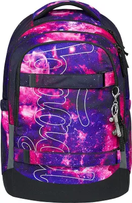 Produktbild von BAAGL Skate Max Galaxy Fialová školní batoh