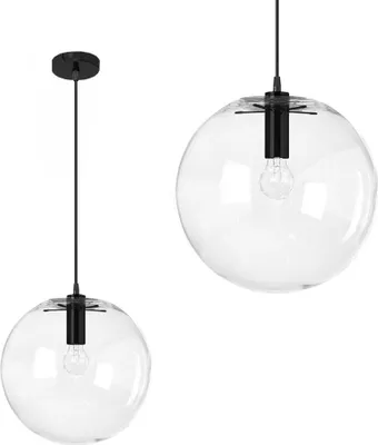 Produktbild von tooLight Hängelampe APP307-1CP 25 CM BLACK