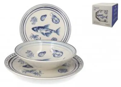 Immagine prodotto di H&H Servizio Tavola 18 Pezzi Adriatic in stoneware