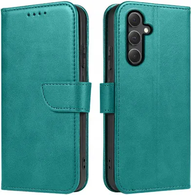 Obrázek produktu pro Pouzdro pro Samsung Galaxy S23 FE Kožené PENĚŽENKOVÉ POUZDRO + OCHRANNÉ SKLO 9H