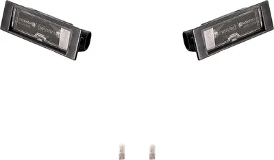 Produktbild von 2x Kennzeichenleuchte + Leuchtmittel Set Links & Rechts passend für Alfa Romeo Johns