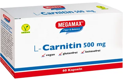 Immagine prodotto di Megamax L Carnitina 500 mg Capsule 60 Capsule