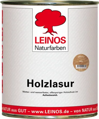 Produktbild von Wetterfeste Holzlasur für Außen 072 Eiche 0,75 Liter - offenporiger Holzschutz mit Filmschutz gegen Pilzbefall - für Fenster, Türen, Zäune & Pergolen - wasserabweisend, lasierend