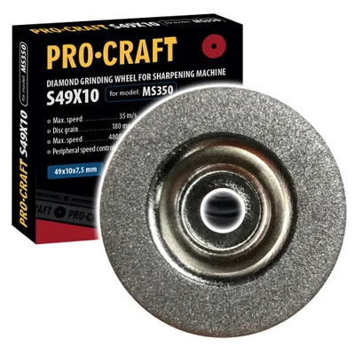 Obrázok produktu pre Brúsny kotúč pre brúsku na nože Procraft S49X10 /MS350