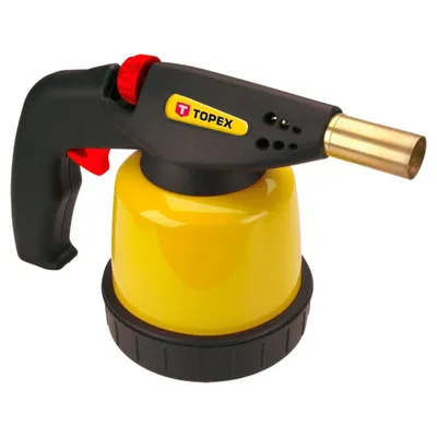 Image de Lampe à souder à gaz TOPEX avec cartouches de 190 g, allumage piézoélectrique