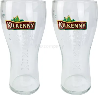 Produktbild von Kilkenny Bier Bierglas Glas GläserSet - 2x Biergläser 0,5l geeicht