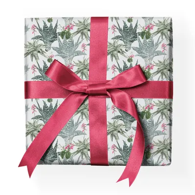 Produktbild von Tropisches Botanik Geschenkpapiermit exotischen Blatt Pflanzen, grün - G23024, 32 x 48cm