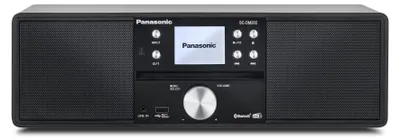 Produktbild von Panasonic SC-DM202EG-K, Heim-Audio-Mikrosystem, Schwarz, Vorderseite, China, 24 W, Voller Bereich