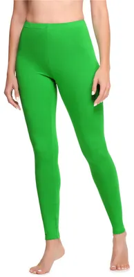 Produktbild von Ladeheid Damen Lange Leggings aus Baumwolle LA40-133 (Grün, XL)