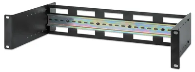 Image de INTELLINET Tiefenverstellbarer 19"DIN-Hutschienenträger 2HE