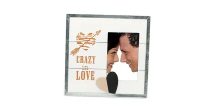 Produktbild von Hochzeit Holz Bilderrahmen mit Applikation STILL IN LOVE I 15x10