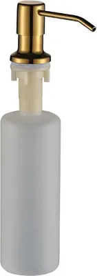 Immagine prodotto di Dosatore di sapone da incasso, dosatore di sapone per lavello, dorato, 500 ml, Dropp, dosatore di detersivi
