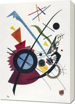 Immagine prodotto di Quadro 50x70 cm Viola,  Wassily Kandinsky Vintage per il salotto