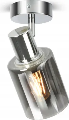 Produktbild von LUXOLAR - LED Deckenleuchte Chrom E27 60W - Deckenlampe Schwenkbar für Wohnzimmer, Küchen - Klassisches Design