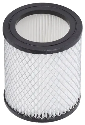 HEPA-Ersatzfilter für Aschesauger POWX300, Ø 10,8 cm, schwarz