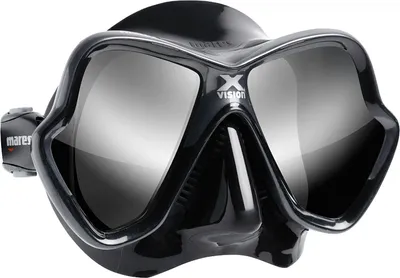 Zdjęcie produktu dla MARES Mask X-VISION ULTRA LS RECTANGULAR GLASS szkło w kolorze czarnym/srebrnym