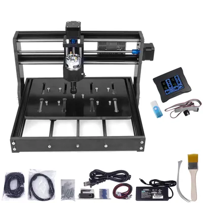 Image de Mini graveur laser CNC, contrôleur hors ligne, fonctionnalités polyvalentes, avec contrôleur tactile a, 10 W b